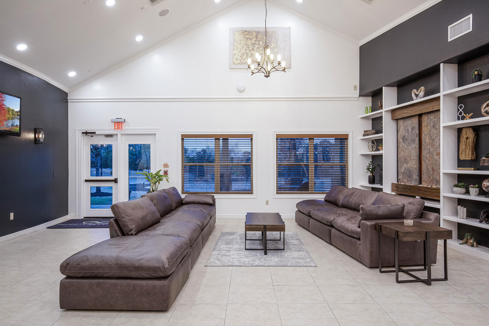 View of infinite front living room