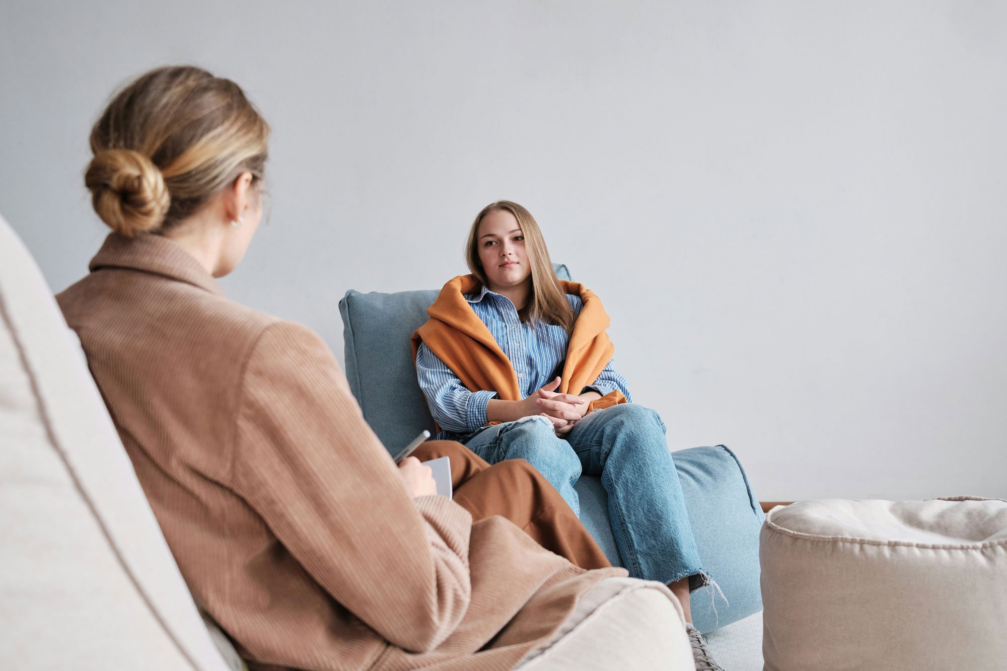 two women in therapy