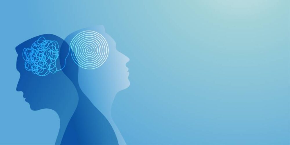 An art concept of co-occurring disorders